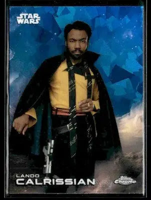 2025 Topps Chrome Sapphire Edition Star Wars #78 Lando Calrissian - Trading Card
