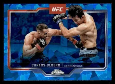 2025 Topps Chrome Sapphire Edition UFC #198 Carlos Ulberg - UFC/MMA Card Single