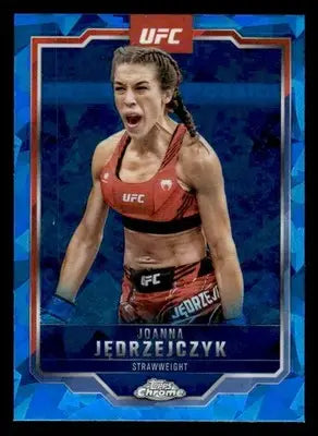 2025 Topps Chrome Sapphire Edition UFC #34 Joanna Jędrzejczyk - UFC/MMA Card Single