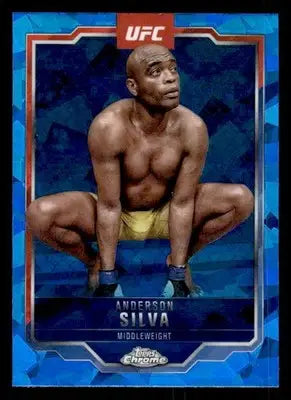 2025 Topps Chrome Sapphire Edition UFC #44 Anderson Silva - UFC/MMA Card Single