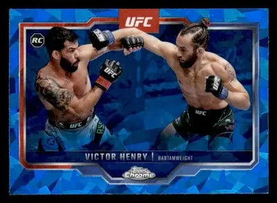 2025 Topps Chrome Sapphire Edition UFC #59 Victor Henry - UFC/MMA Card Single