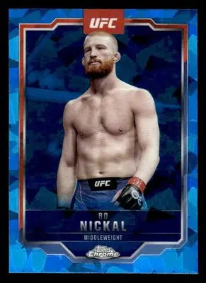 2025 Topps Chrome Sapphire Edition UFC #76 Bo Nickal - UFC/MMA Card Single