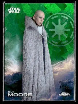 2025 Topps Chrome Sapphire Star Wars #169 Sly Moore Green Sapphire #39/99 - Trading Cards
