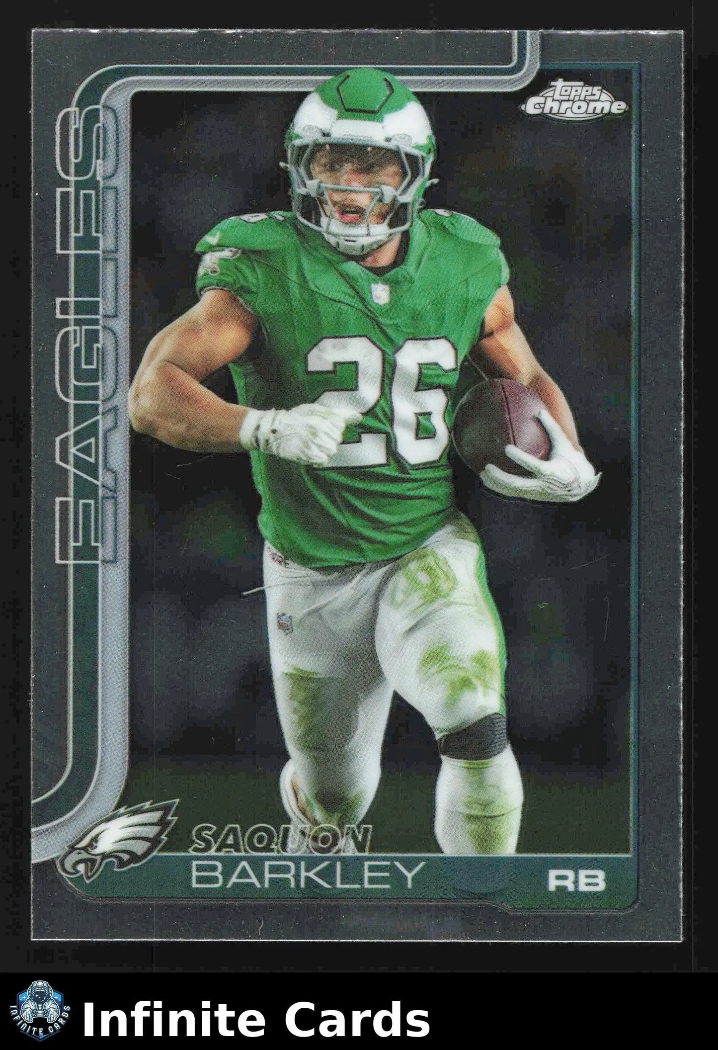 2025 Topps Chrome SAQUON BARKLEY #248 Philadelphia Eagles - Football Card Single
