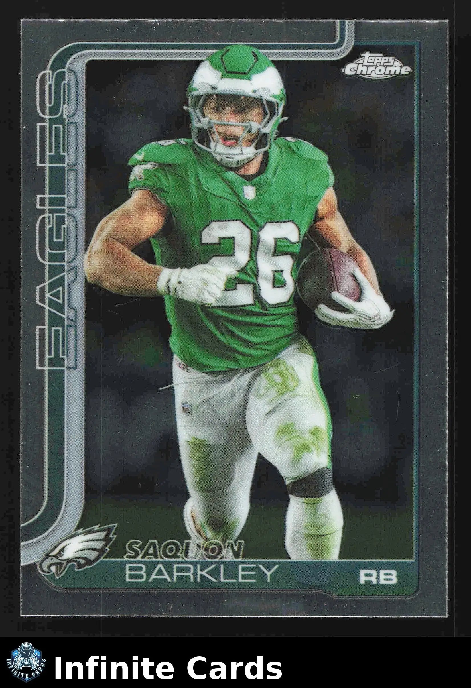 2025 Topps Chrome SAQUON BARKLEY #248 Philadelphia Eagles - Football Card Single