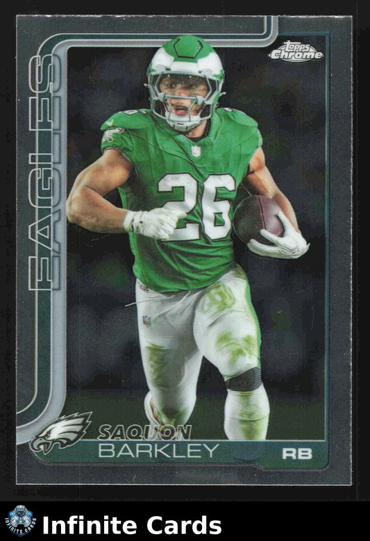 2025 Topps Chrome SAQUON BARKLEY #248 Philadelphia Eagles - Football Card Single