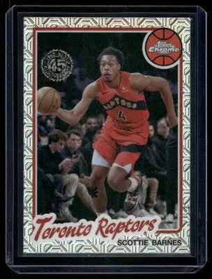2025 Topps Chrome Scottie Barnes #TC-SB Basketball - Basketball Card Single