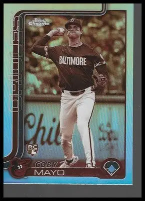 2025 Topps Chrome Sepia Refractors #120 Coby Mayo Rookie - Baseball Card Single