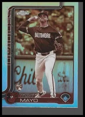 2025 Topps Chrome Sepia Refractors #120 Coby Mayo Rookie