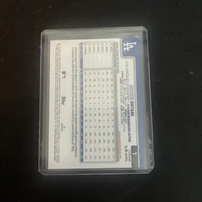 2025 Topps Chrome Shohei Ohtani Image Variation Refractor #1 SP Dodgers