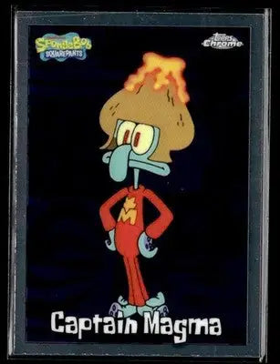 2025 Topps Chrome SpongeBob SquarePants 25th Anniversary #136 Captain Magma - Non-Sports Card Single