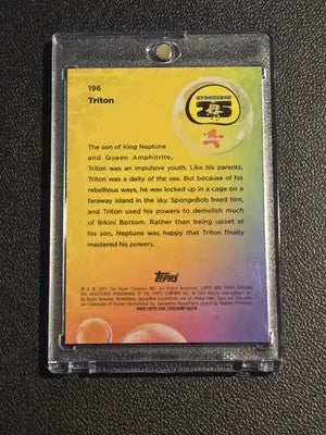 2025 Topps Chrome SpongeBob SquarePants 25th Anniversary #196 Triton - Non-Sports Card Single
