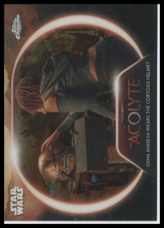 2025 Topps Chrome Star Wars Acolyte Cortosis Helmet #AC-15 Insert Card - Non-Sports Card Single