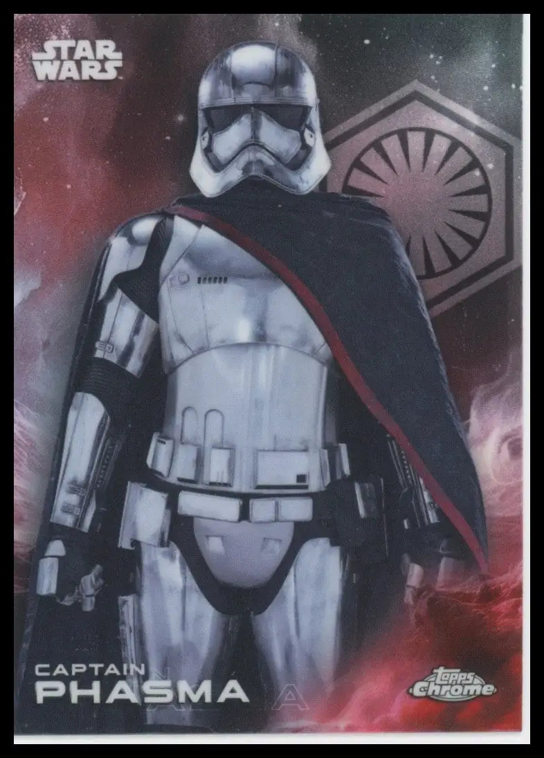 2025 Topps Chrome Star Wars Captain Phasma #19 Force Awakens Trading Card - Star Wars Card Single