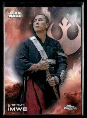 2025 Topps Chrome Star Wars Chirrut Îmwe #24 Rogue One - Star Wars Card Single