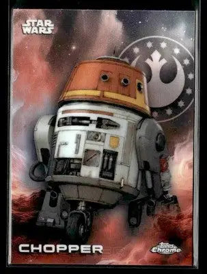 2025 Topps Chrome Star Wars Chopper #25 Ahsoka - Star Wars Card Single