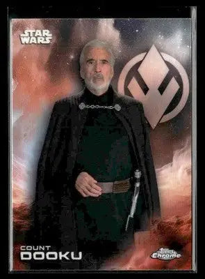 2025 Topps Chrome Star Wars Count Dooku #27 Attack of the Clones - Star Wars Card Single