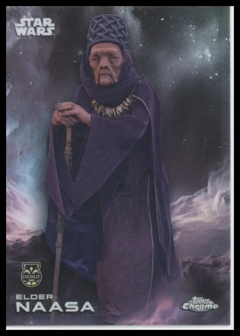 2025 Topps Chrome Star Wars Elder Naasa Debut #37 Acolyte Trading Card - Non-Sports Card Single