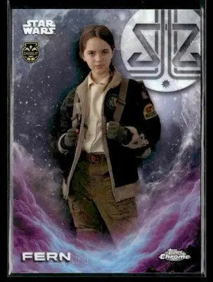 2025 Topps Chrome Star Wars Fern #CE-18 Costco Exclusive - Star Wars Card Single