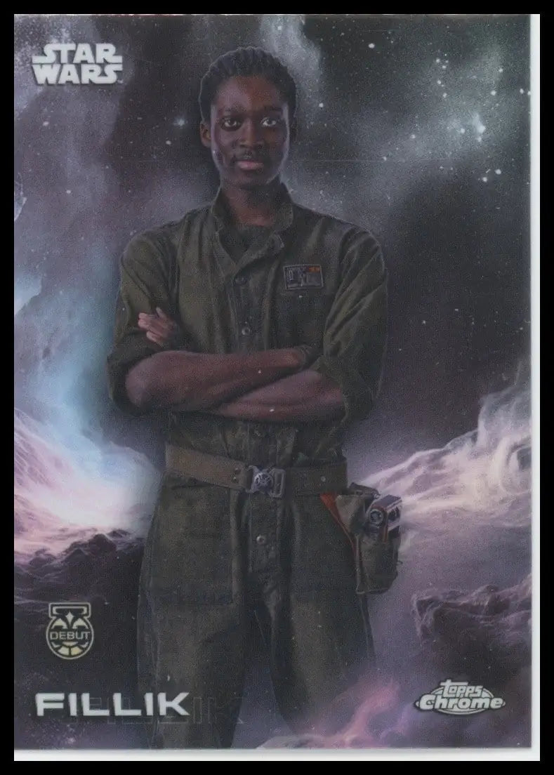 2025 Topps Chrome Star Wars Fillik Debut #44 Acolyte Trading Card - Star Wars Card Single