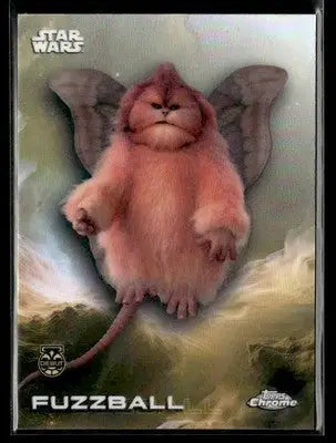 2025 Topps Chrome Star Wars Fuzzball #117 Rainbow Refractor - Star Wars Card Single
