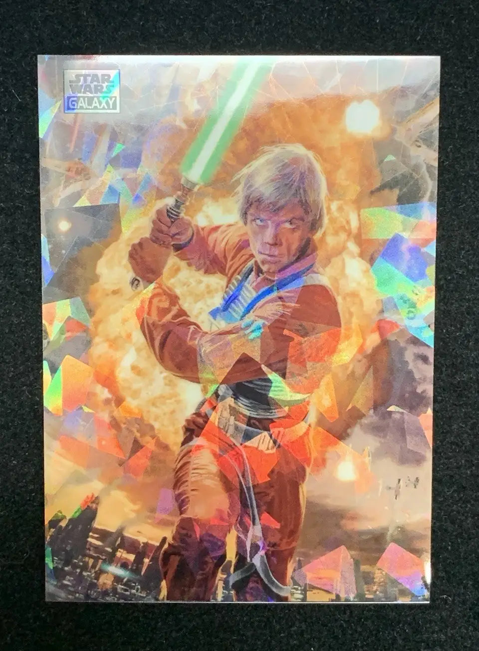 2025 Topps Chrome Star Wars Galaxy #2 Luke Skywalker Atomic Refractor /150 - Star Wars Card Single