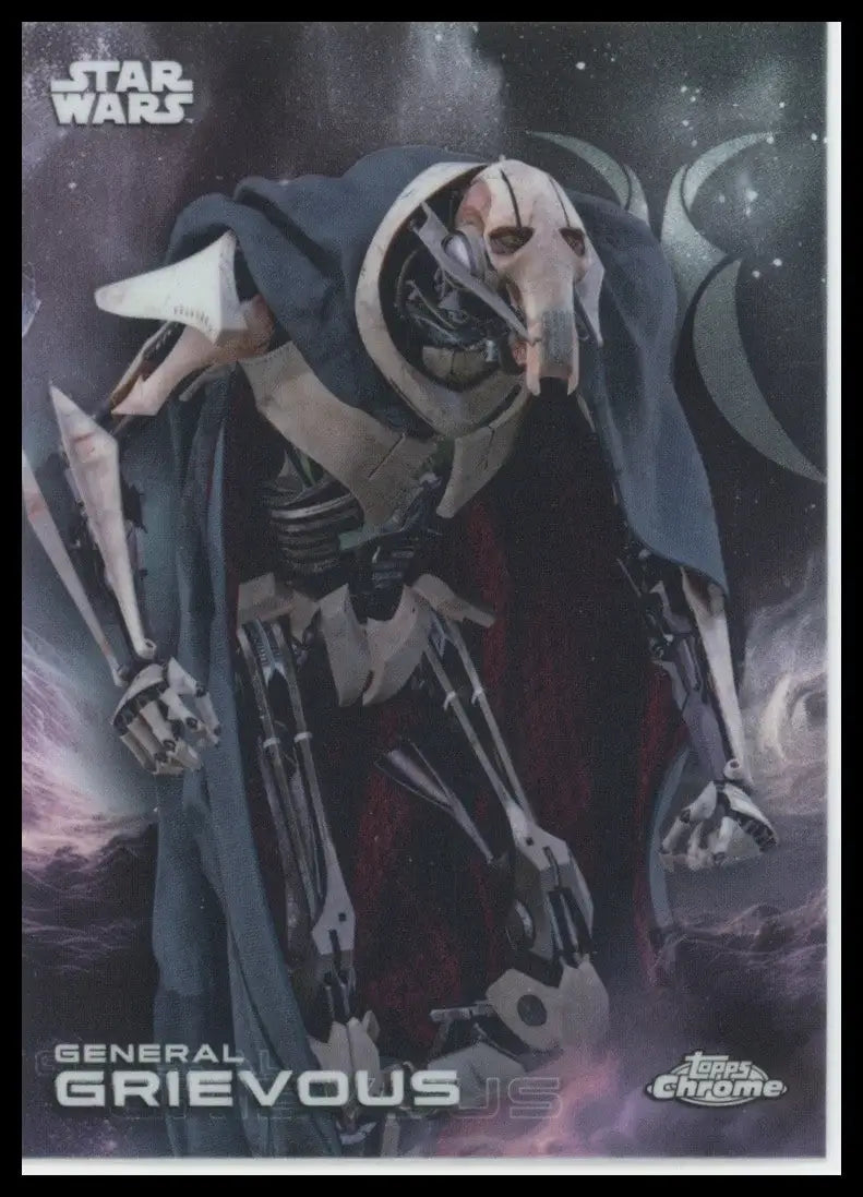 2025 Topps Chrome Star Wars General Grievous #49 Revenge of the Sith Card - Star Wars Card Single
