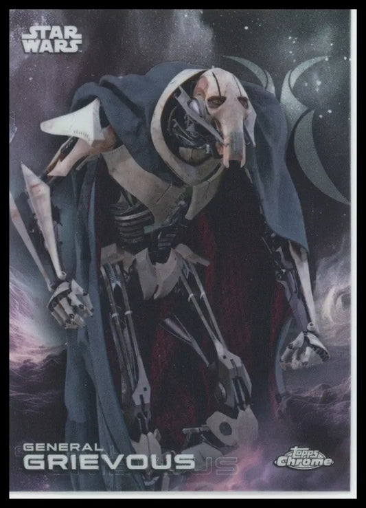 2025 Topps Chrome Star Wars General Grievous #49 Revenge of the Sith Card - Star Wars Card Single
