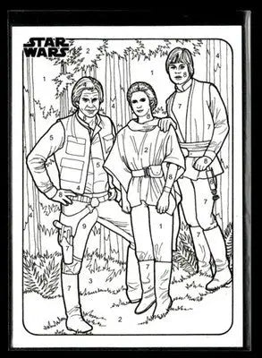 2025 Topps Chrome Star Wars Han Solo/Leia/Luke Skywalker #CP-3 By the Number - Star Wars Card Single