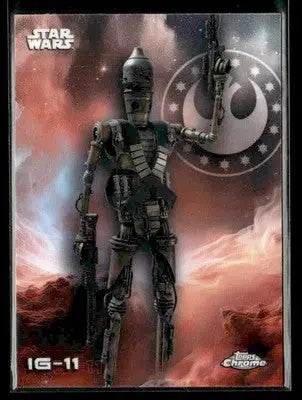 2025 Topps Chrome Star Wars IG-11 #60 The Mandalorian - Star Wars Card Single