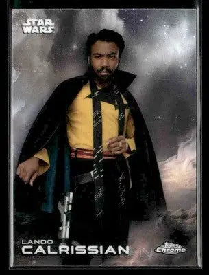2025 Topps Chrome Star Wars Lando Calrissian #78 Solo - Star Wars Card Single