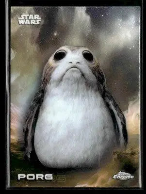 2025 Topps Chrome Star Wars Porg #147 The Last Jedi - Star Wars Card Single