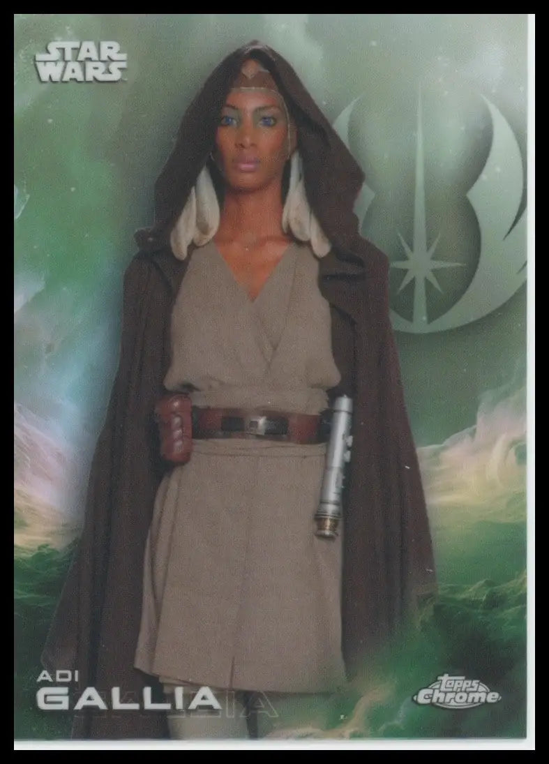 2025 Topps Chrome Star Wars Refractor Adi Gallia #102 Phantom Menace Card - Star Wars Card Single