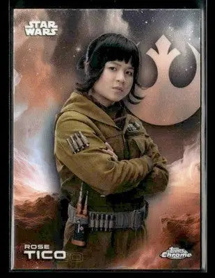 2025 Topps Chrome Star Wars Rose Tico #158 The Last Jedi - Star Wars Card Single