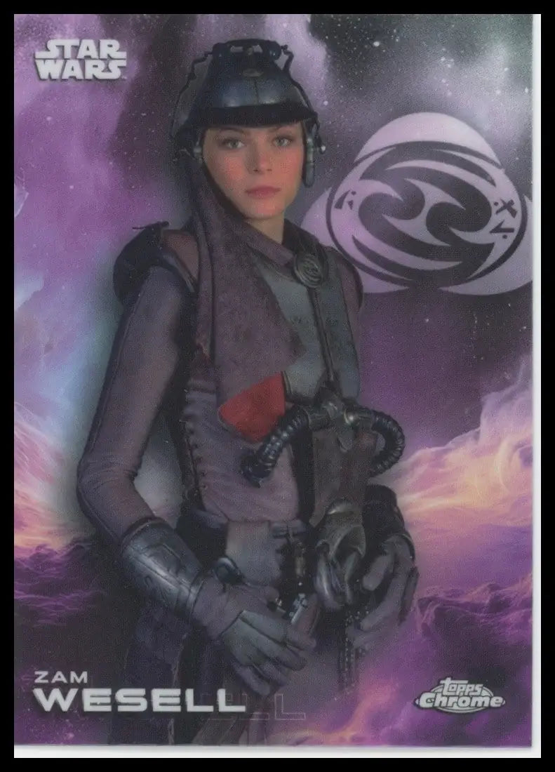 2025 Topps Chrome Star Wars Zam Wesell #199 Attack of the Clones Trading Card