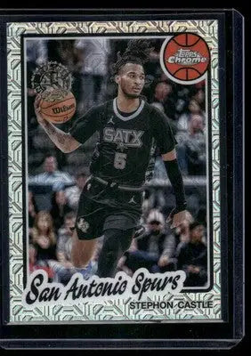 2025 Topps Chrome Stephon Castle #TC-SC Basketball - Basketball Card Single