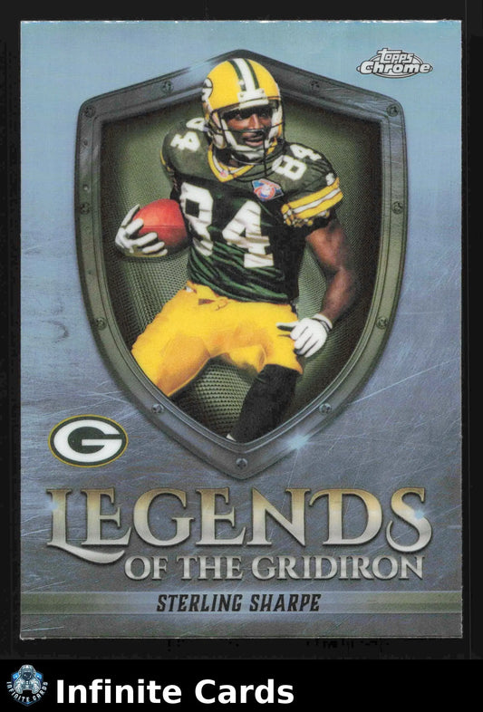 2025 Topps Chrome STERLING SHARPE #LOG-27 Legends of the Gridiron Refractor - Football Card Single