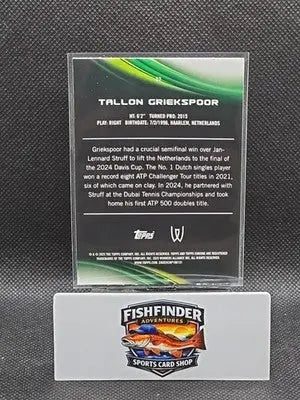 2025 Topps Chrome - Tallon Griekspoor #52 Prism Refractor - Other