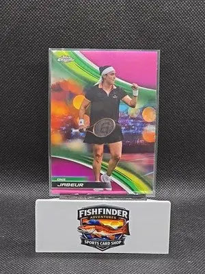 2025 Topps Chrome Tennis #50 Ons Jabeur Pink Refractor - Other