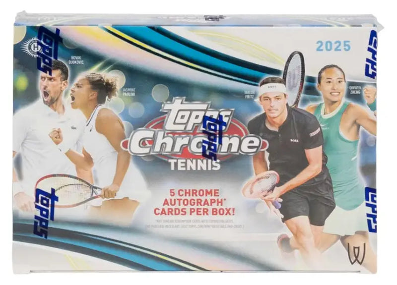 2025 Topps Chrome Tennis Breakers Box - Tennis Card Box