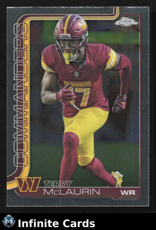 2025 Topps Chrome TERRY MCLAURIN #208 Washington Commanders