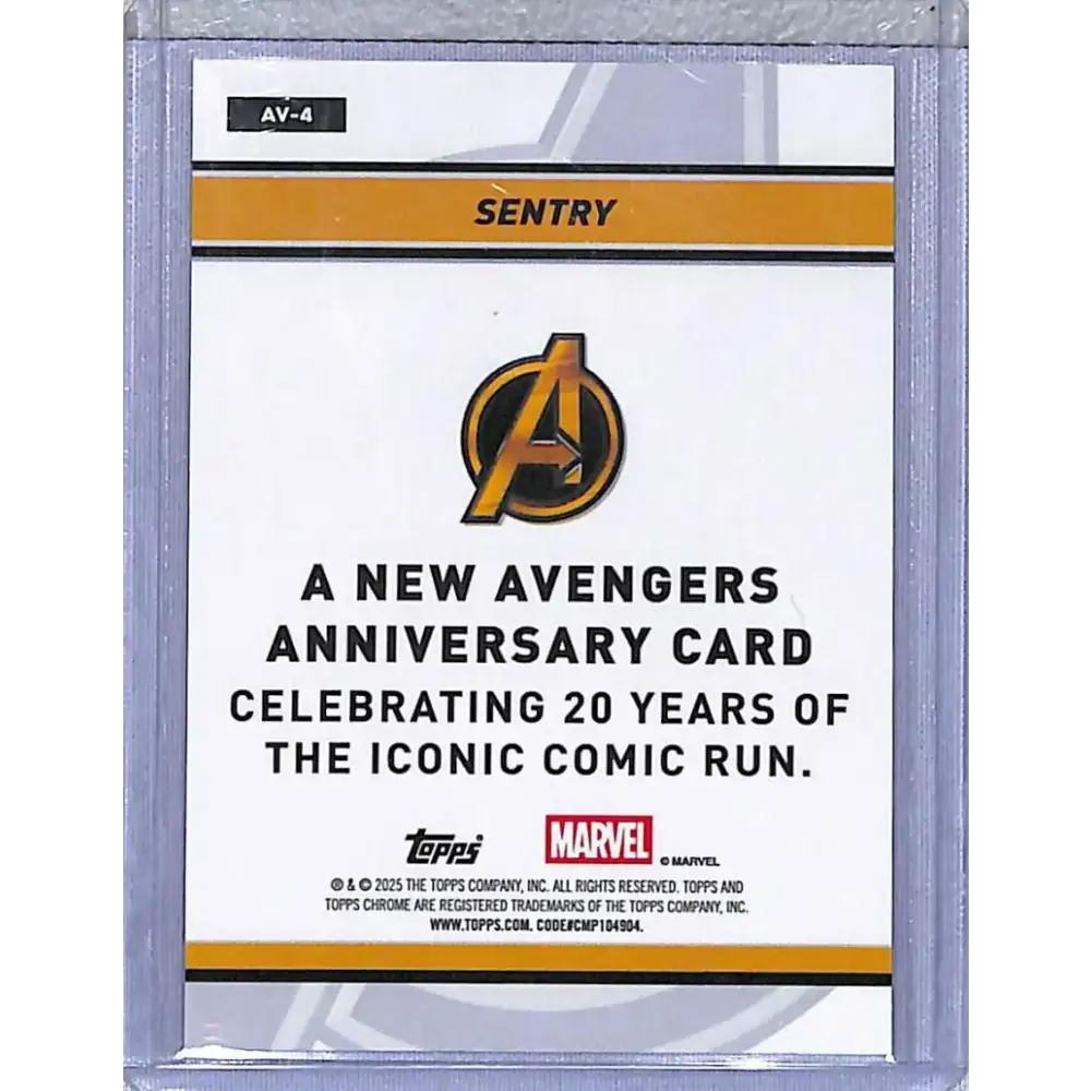 2025 Topps Chrome The New Avengers Anniversary #AV-4 Sentry NM-MT