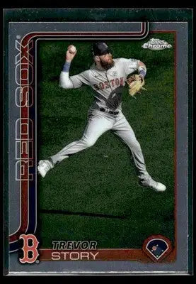 2025 Topps Chrome Trevor Story #232 Boston Red Sox