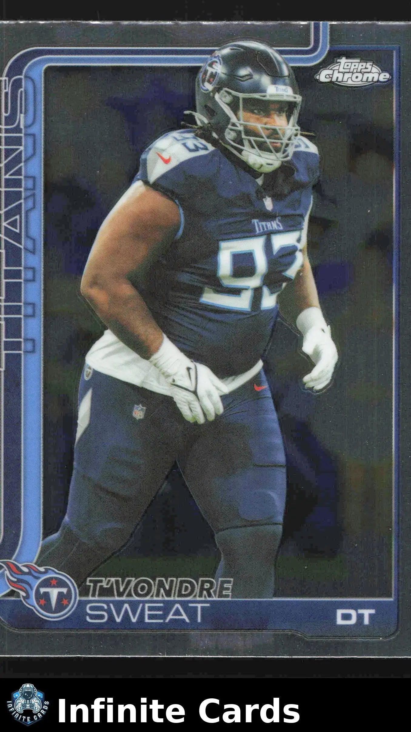 2025 Topps Chrome T’VONDRE SWEAT #292 Tennessee Titans RC - Football Card Single