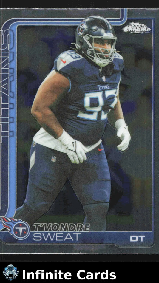 2025 Topps Chrome T’VONDRE SWEAT #292 Tennessee Titans RC