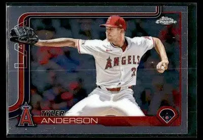 2025 Topps Chrome Tyler Anderson #227 Los Angeles Angels