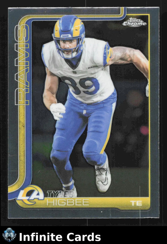 2025 Topps Chrome TYLER HIGBEE #172 Los Angeles Rams - Football Card Single