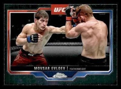 2025 Topps Chrome UFC #10 Movsar Evloev - UFC/MMA Card Single