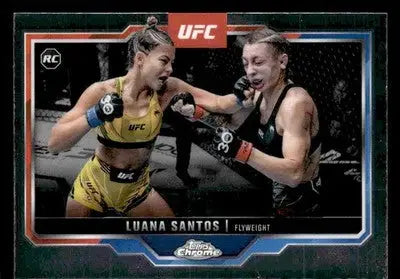 2025 Topps Chrome UFC #103 Luana Santos - UFC/MMA Card Single