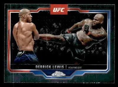 2025 Topps Chrome UFC #104 Derrick Lewis - UFC/MMA Card Single